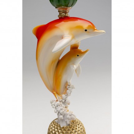 Candle Holder dolphin family 30cm Kare Design