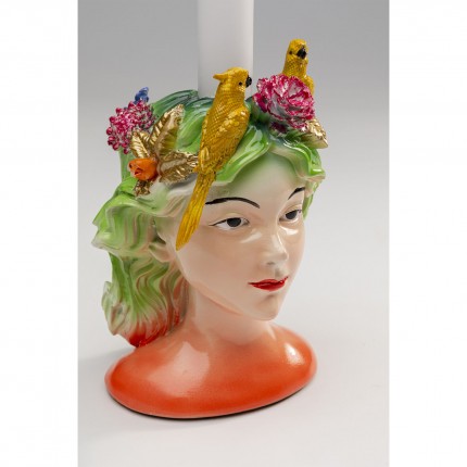 Chandelier femme perroquets Kare Design