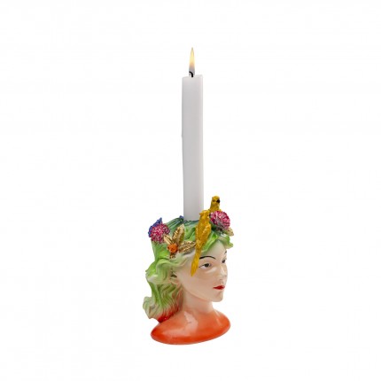 Candle Holder parrots lady Kare Design