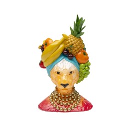Vase Animal Fruits Head 28cm