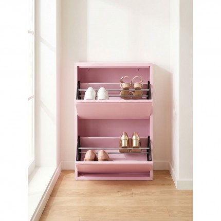 Casier à chaussures Caruso Double rose Kare Design
