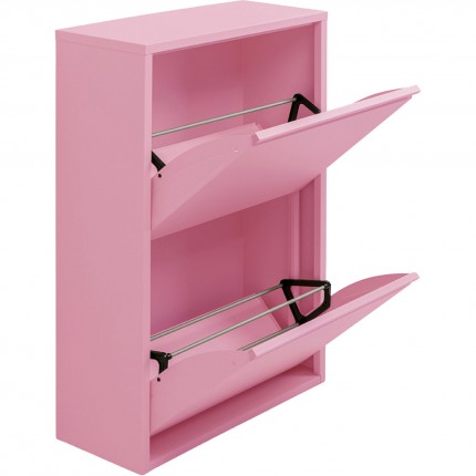 Shoe Rack Caruso Double pink Kare Design