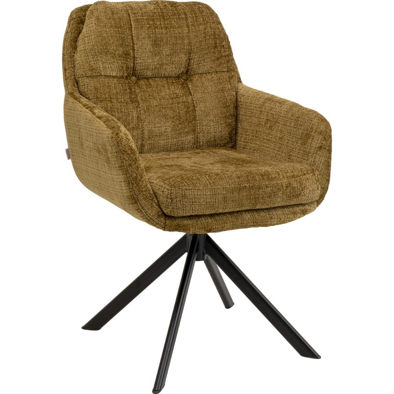 Chaise pivotante Molly kaki