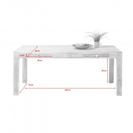 Table Puro Plain 140x70cm Kare Design