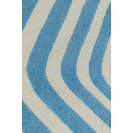 Tapis Electric Diamond bleu Kare Design