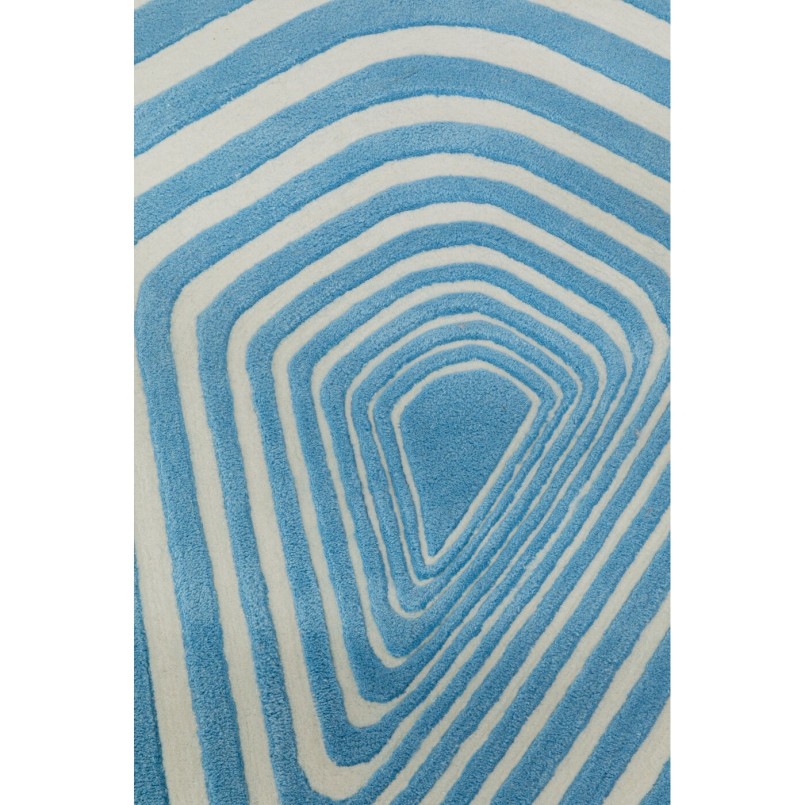 Tapis géométrique bleu - Electric Diamond - Kare Design
