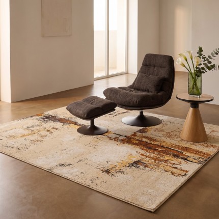Tapis Dust 240x170cm doré Kare Design