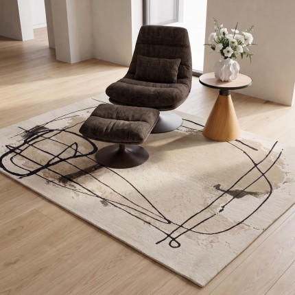 Tapis Dust gris Kare Design