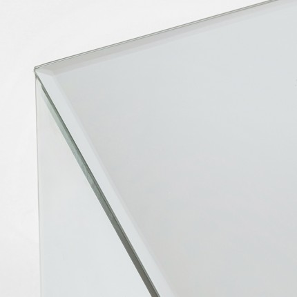 Table d'appoint Luxury 45x45cm argent Kare Design