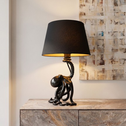 Lampe pieuvre noire 43cm Kare Design