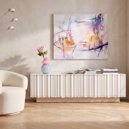 Meuble TV Stucco gris Kare Design