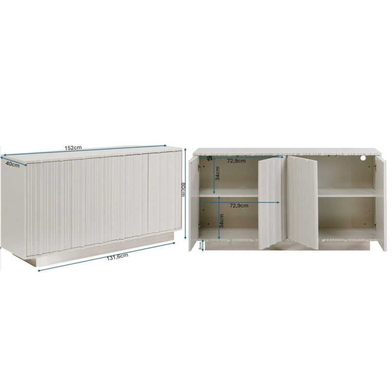 Sideboard Stucco grey Kare Design