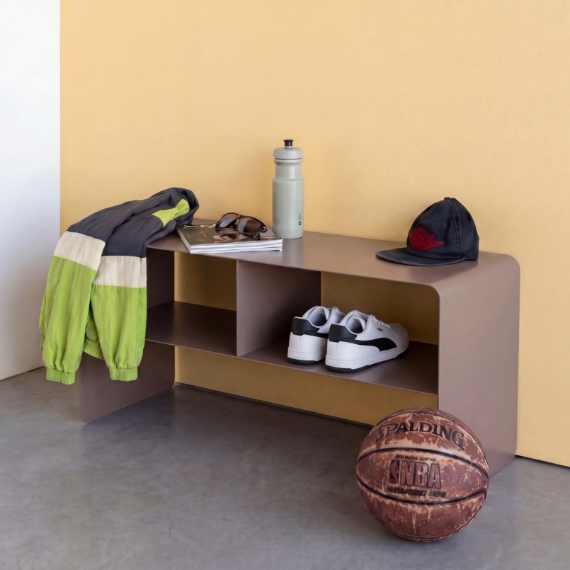 TV board Lounge 90x37cm taupe Kare Design