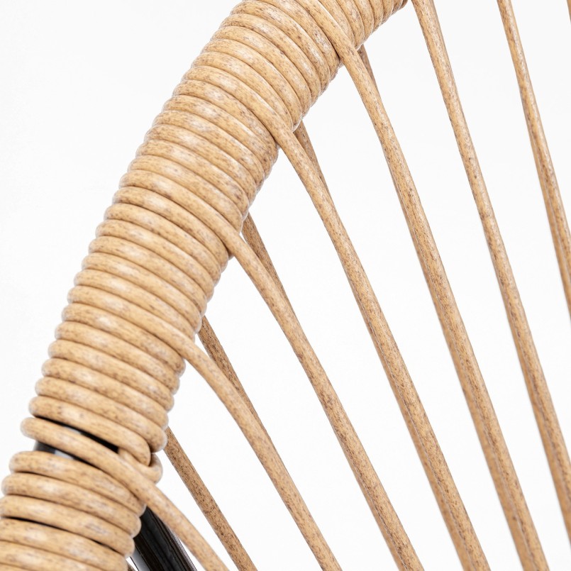 Fauteuil de jardin marron et table d'appoint - Acapulco - Kare Design