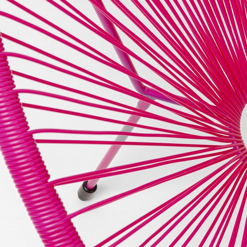 Pink garden armchair and side table - Acapulco - Kare Design