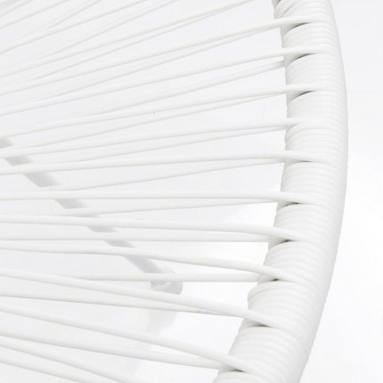 Salon de jardin Acapulco Mono blanc Kare Design