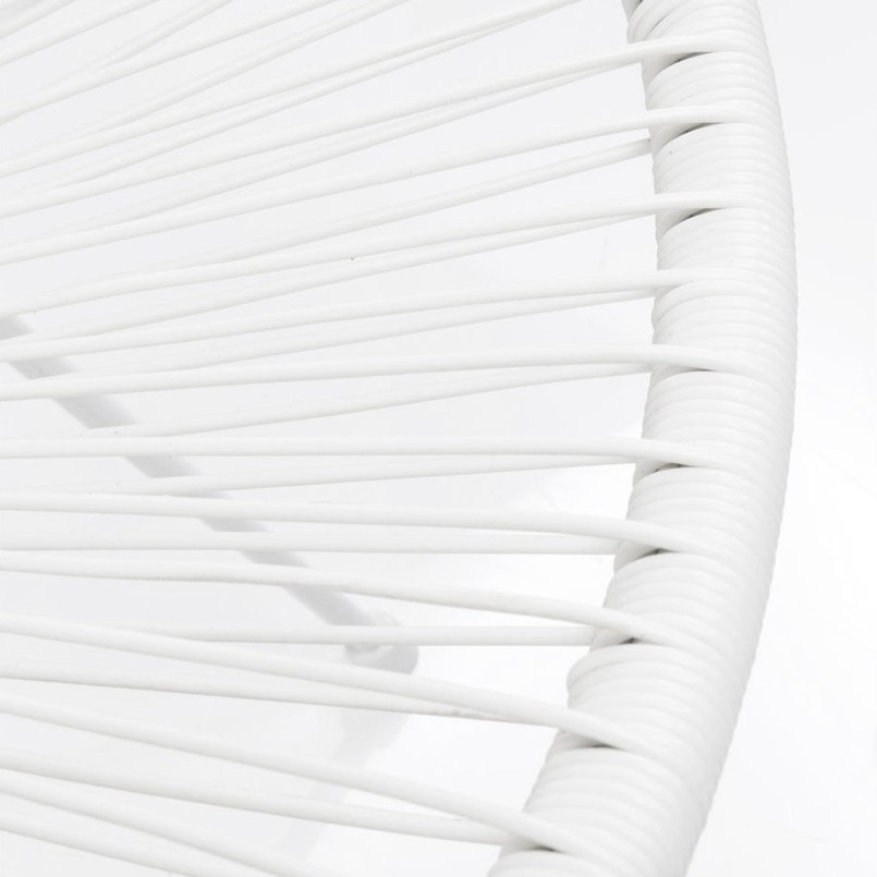 Fauteuil de jardin blanc et table d'appoint - Acapulco Mono - Kare Design