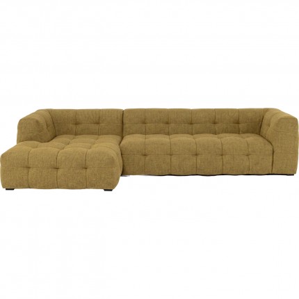Corner Sofa Salamanca XL golden brown right Kare Design