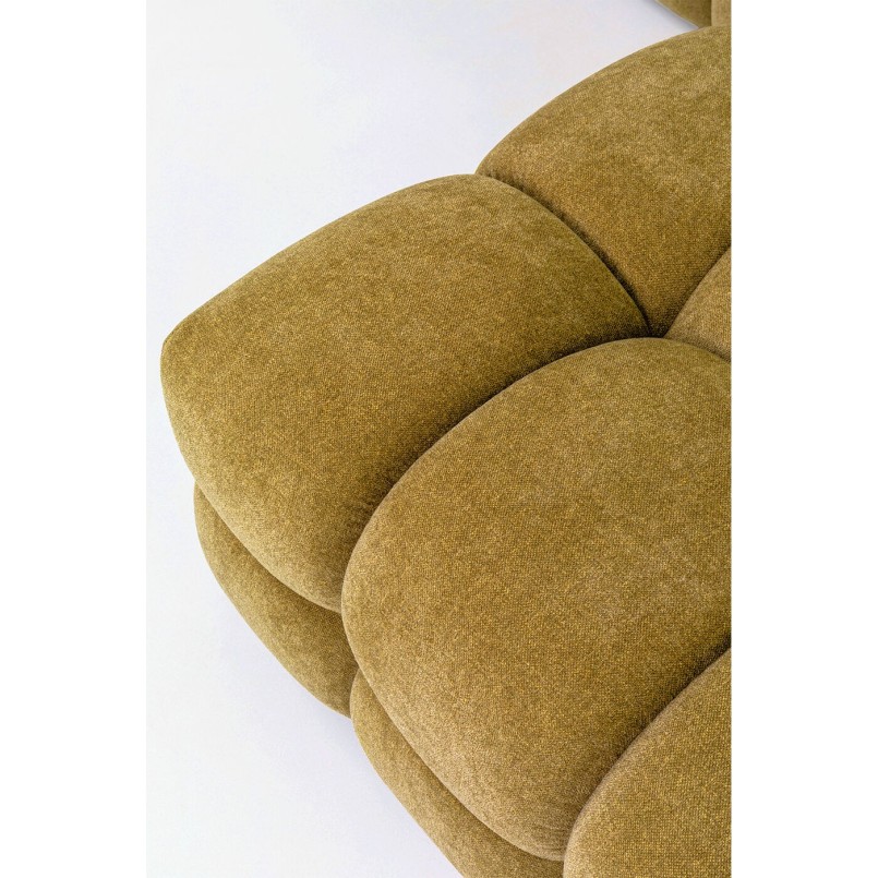 Left corner sofa in ochre velvet - Salamanca - Kare Design