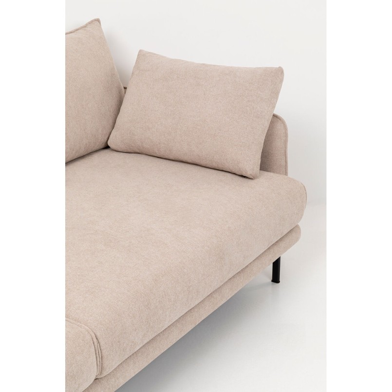 Canapé scandinave 3 places crème - Edna - Kare Design