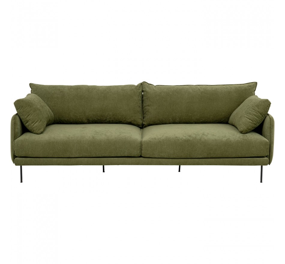 Sofa Edna 3-Seater green Kare Design