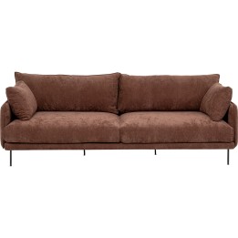 Canapé 3-Sitzer Edna marron foncé 245cm