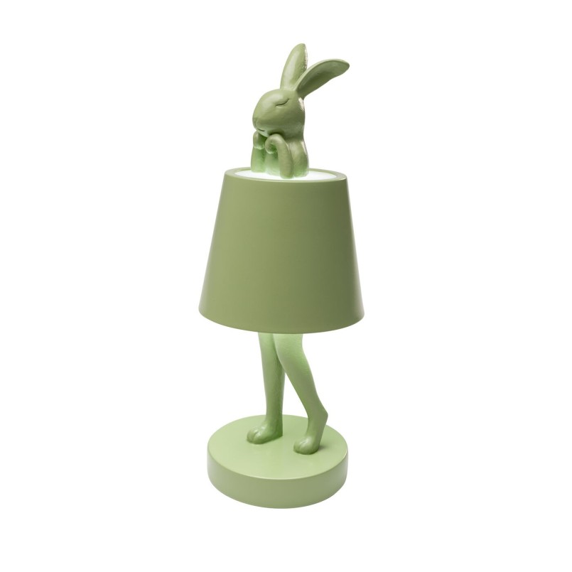 Lampe rechargeable lapin vert matcha - Kare Design