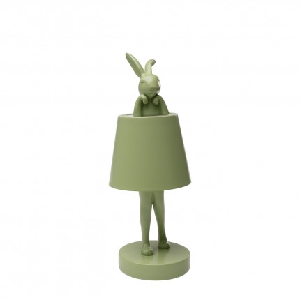 Table Lamp Animal rabbit LED 29cm green matcha Kare Design