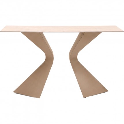 Console Gloria Travertino 140x45cm macchiato Kare Design