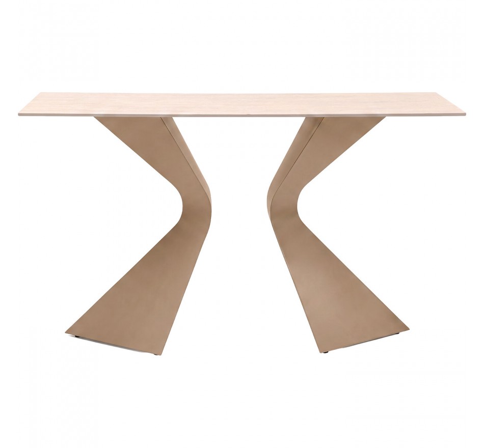 Console Gloria Travertino 140x45cm macchiato Kare Design