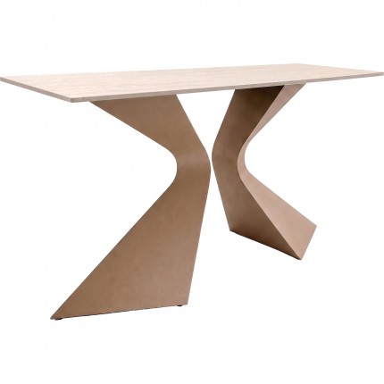 Console Gloria Travertino 140x45cm macchiato Kare Design