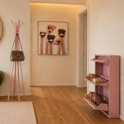 Coat Rack Libra pink Kare Design