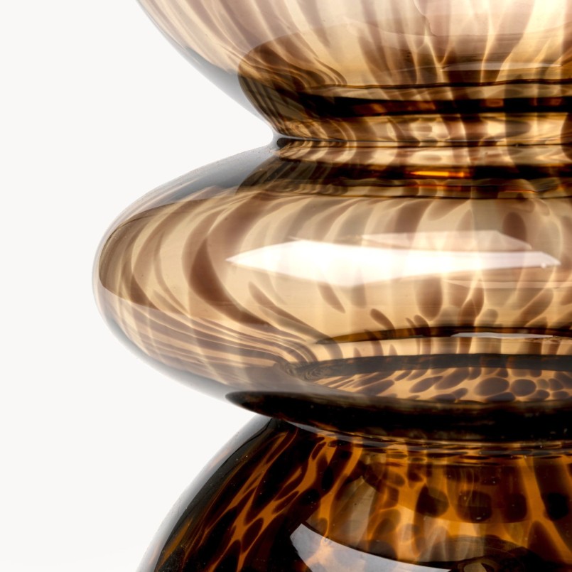 Vase en verre marron - Caramel - Kare Design