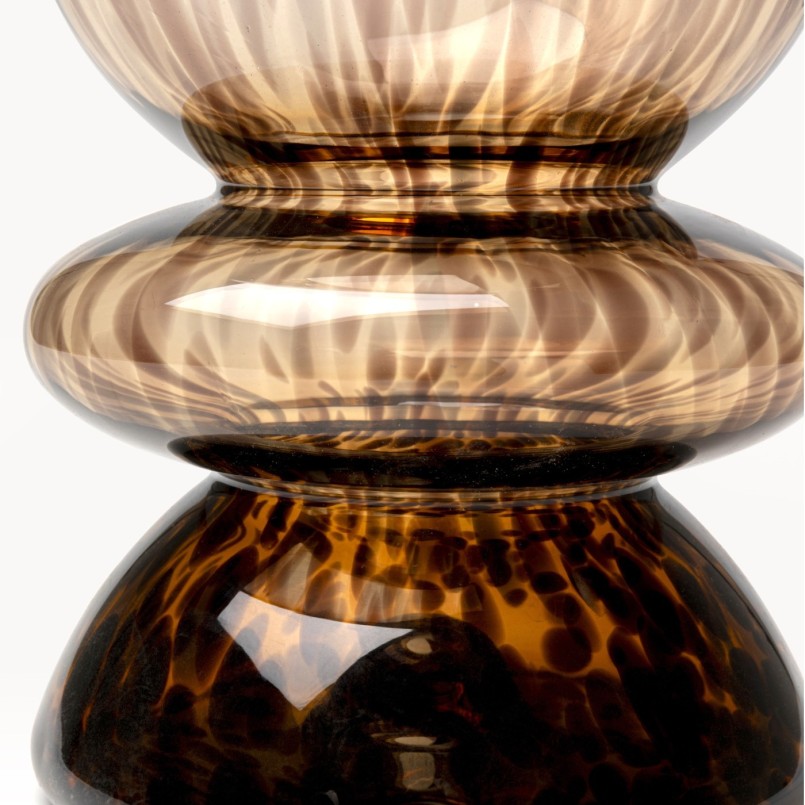 Vase en verre marron - Caramel - Kare Design