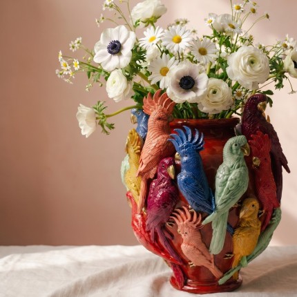 Vase perroquets Kare Design