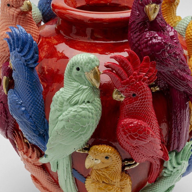 Vase perroquets en 3D - Kare Design
