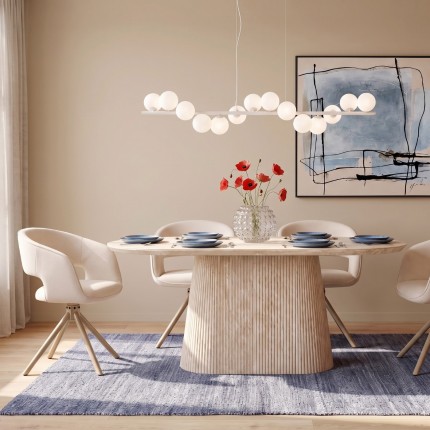 Pendant Lamp Scala Balls 150cm beige Kare Design