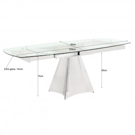 Table à rallonges Tempo Kare Design