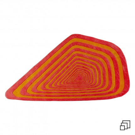 Tapis Electric Diamond orange Kare Design