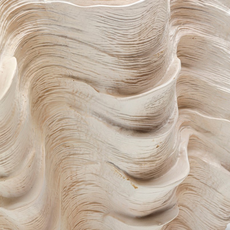 Vase en forme de coquillage blanc - Concha - Kare Design