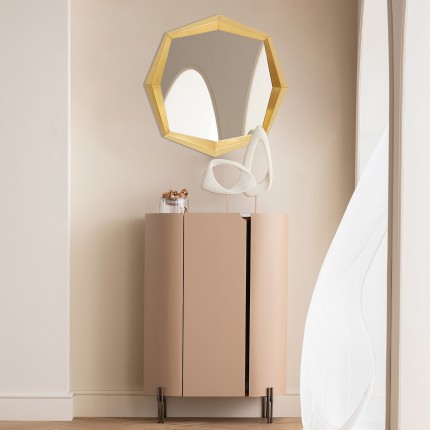 Wall mirror Octagon 80x80cm gold Kare Design