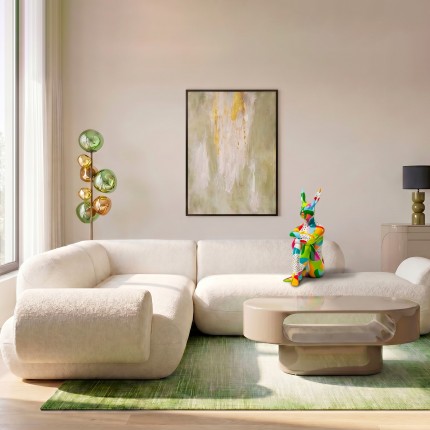 Canapé d'angle Soft beige gauche Kare Design