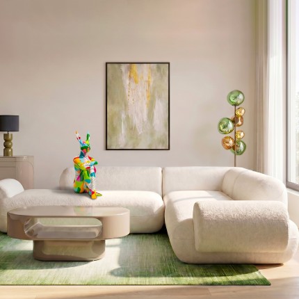 Canapé d'angle Soft beige droite Kare Design