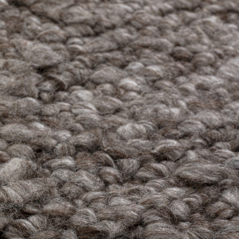 Tapis rond gris - Boucara - Kare Design