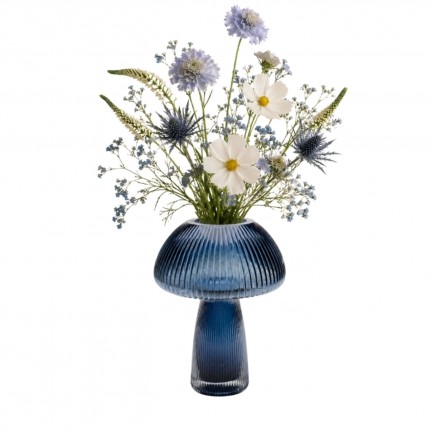 Vase Daphne champignon bleu 24cm Kare Design