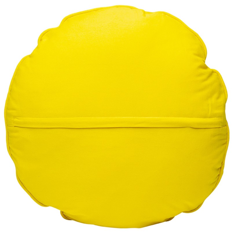 Coussin jaune soleil turquoise - Icon - Kare Design