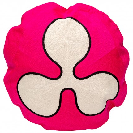 Cushion Icon flower pink and white Kare Design