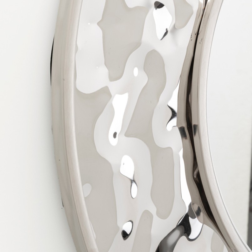 Round chrome-plated steel mirror - Carino - Kare Design