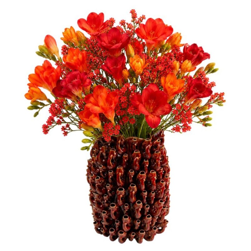 Vase poissons rouges en relief - Kare Design