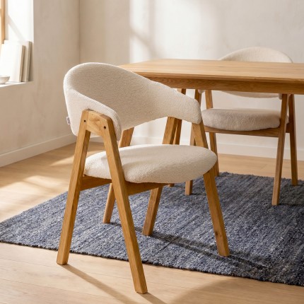 Tapis Boucara 240x170cm bleu Kare Design